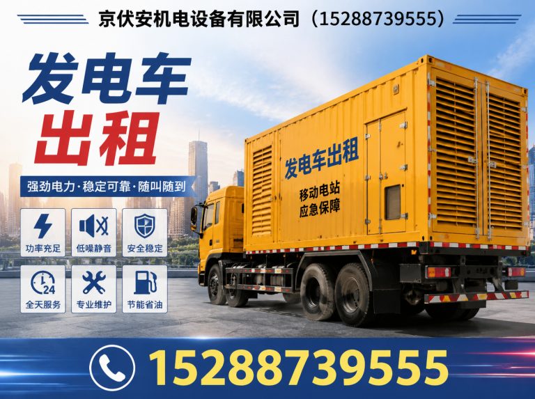 郑州发电车出租展示图